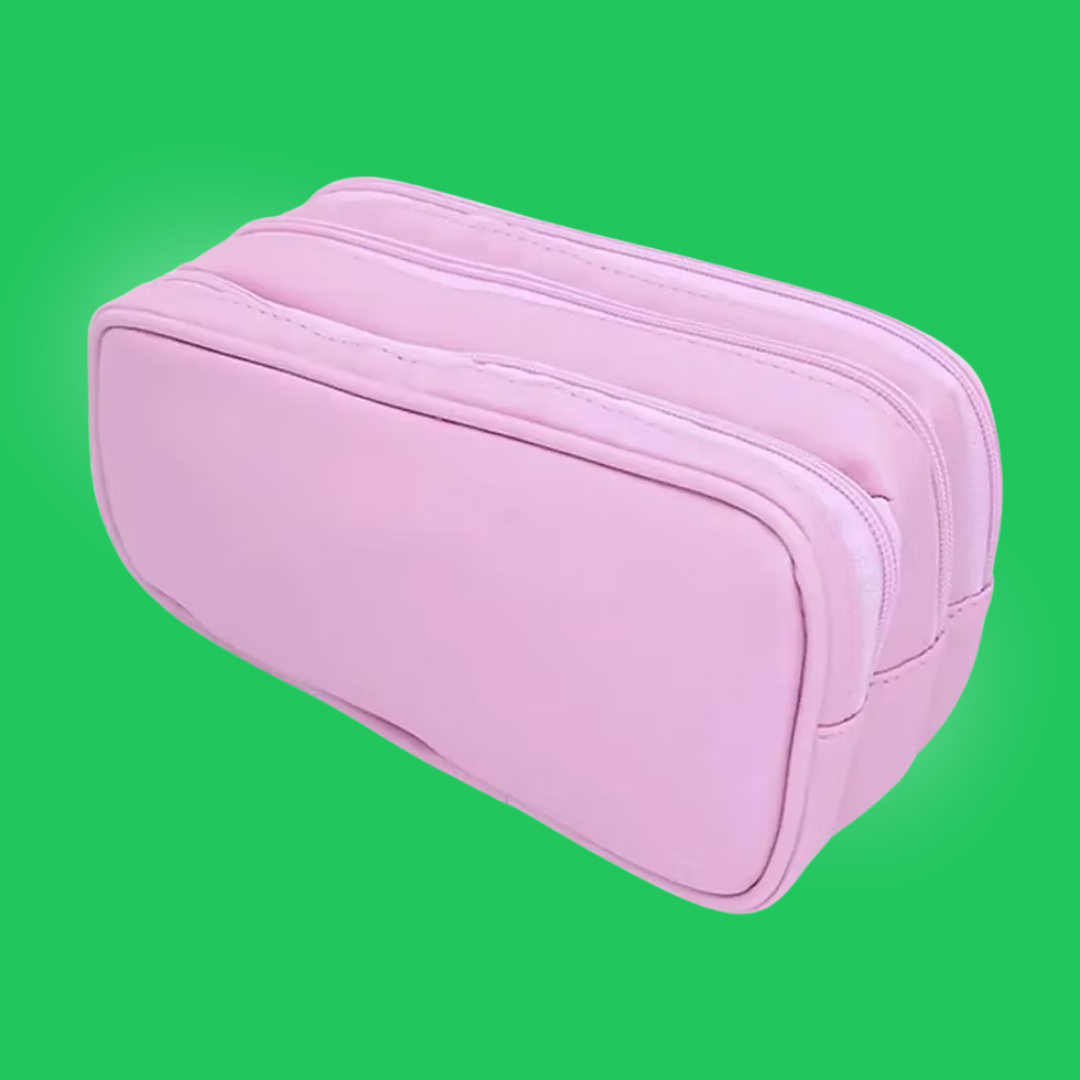 Estojo PVC 3 Zíperes Candy Color VMP